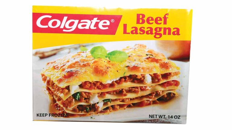 Difícil de engolir: lasanha congelada da Colgate não deu certo, pois o cliente associava o sabor ao gosto da pasta de dente